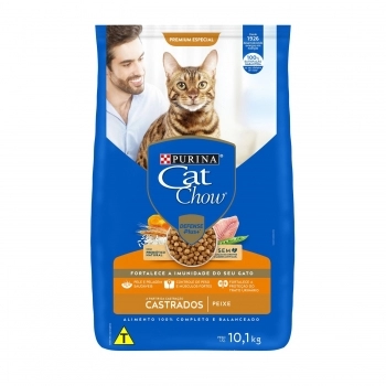 CAT CHOW PS CASTRADOS PEIXE 10,1KG BR