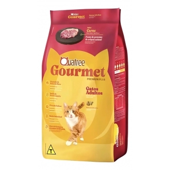 QUATREE GOURMET GATOS ADULTOS CARNE 20KG