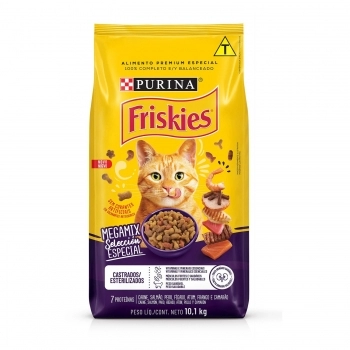 FRISKIES MEGAMIX CASTRADO 10,1KG BR