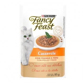FANCY FEAST CASS FRANGO & PERU 15X85G BR
