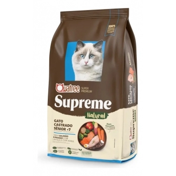 QUATREE SUPREME GATOS CASTRADOS SENIOR +7 10,1KG