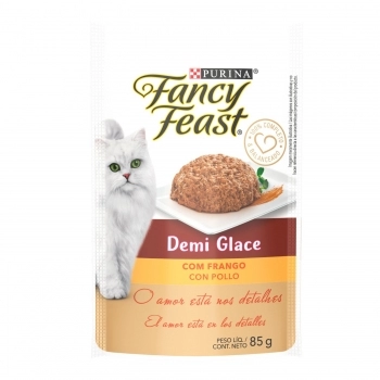 FANCY FEAST DEMI GLACE FRANGO 15X85G BR