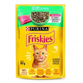 FRISKIES ATUM AO MOLHO 15X85G BR