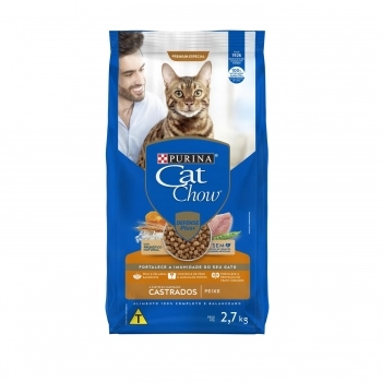 CAT CHOW PS CASTRADOS PEIXE 5X2,7KG BR