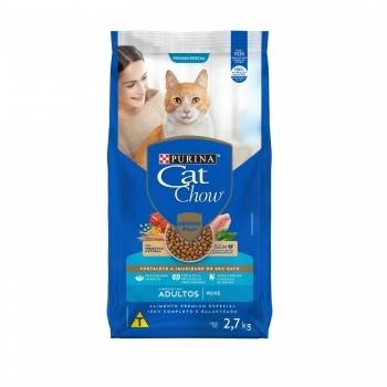 CAT CHOW PS ADULTOS PEIXE 5X2,7KG BR