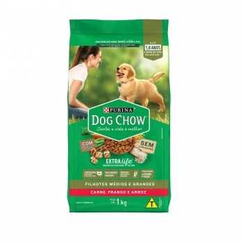DOG CHOW XL FE FILH MED GDE CAR/FRG/ARZ 10X1KGBR