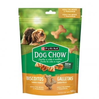 DOG CHOW BISCOITOS MN PEQ FRANGO 16X500G N1BR