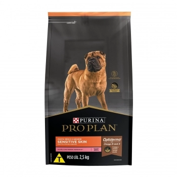 PRO PLAN SENSITIVE SKIN MED & GDE 6X2.5KG BR