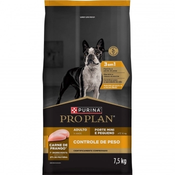 PRO PLAN CONTROLE PESO MINI&PEQ 7,5KG
