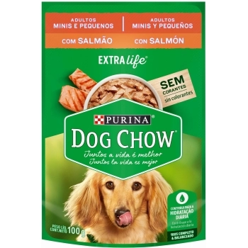 DOG CHOW ADLT MN PEQ SALMAO 15X100G BR