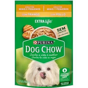 DOG CHOW ADLT MIN PEQ FRANGO 15X100G BR