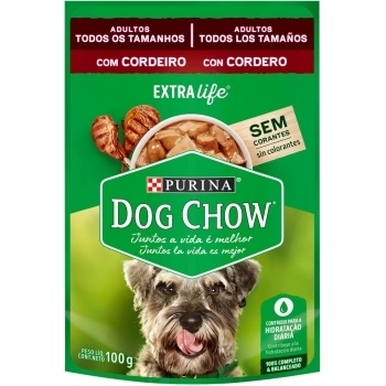 DOG CHOW ADLT TDTM CORDEIRO 15X100G BR