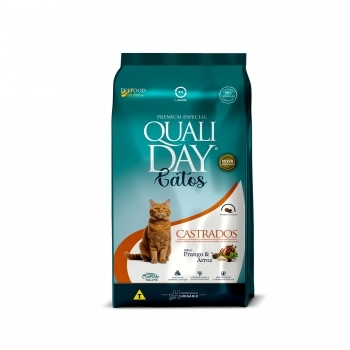 QUALIDAY GATO CASTRADO FRANGO 2,5KG