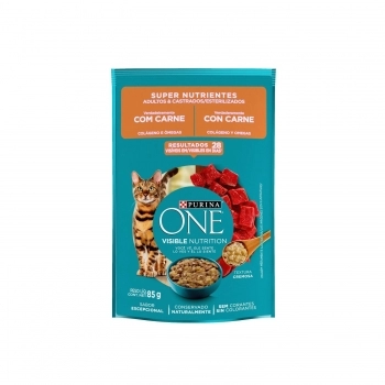 ONE GATOS SUPER NUTRIENTES ADLT E CASTR 15X85G XI