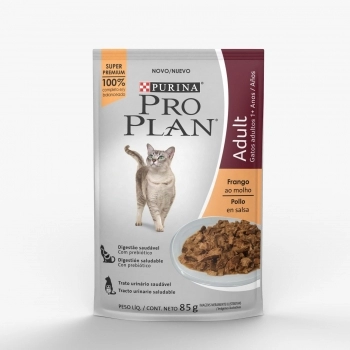PRO PLAN GATOS ADLT POLLO/FRANGO 15X85G XI