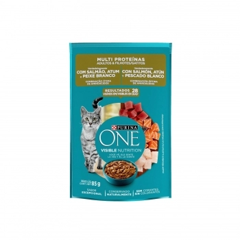 ONE GATOS MULTI PROTEINA ADLTO E FILH 15X85G XI