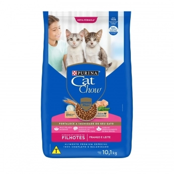 CAT CHOW PS FILHOTES FRANGO E LEITE 10,1KG N2 BR