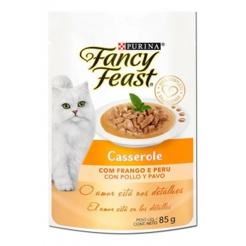 FANCY FEAST CASS FRANGO & PERU 15X85G BR