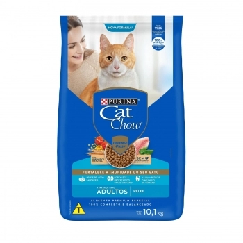 CAT CHOW PS ADULTOS PEIXE 10,1KG N2 BR