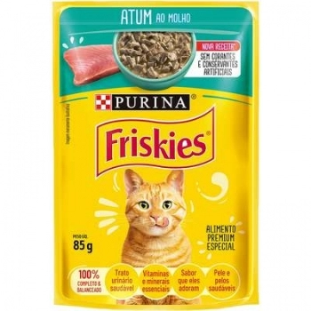 FRISKIES ATUM AO MOLHO 15X85G BR