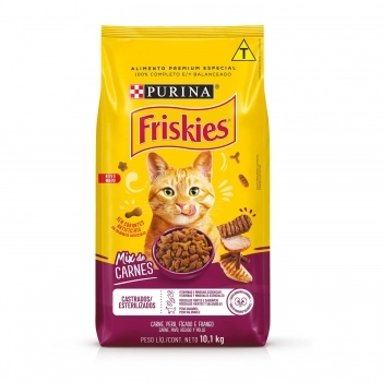 FRISKIES MIX CARNE CASTRADOS 10,1KG BR