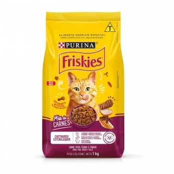 FRISKIES MIX CARNE CASTRADOS 1KG BR